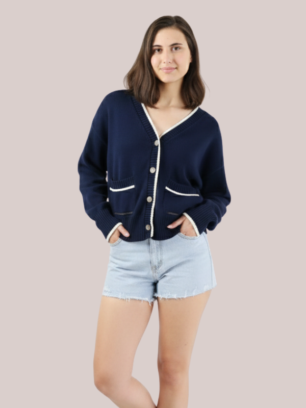 Button Knit Cardigan