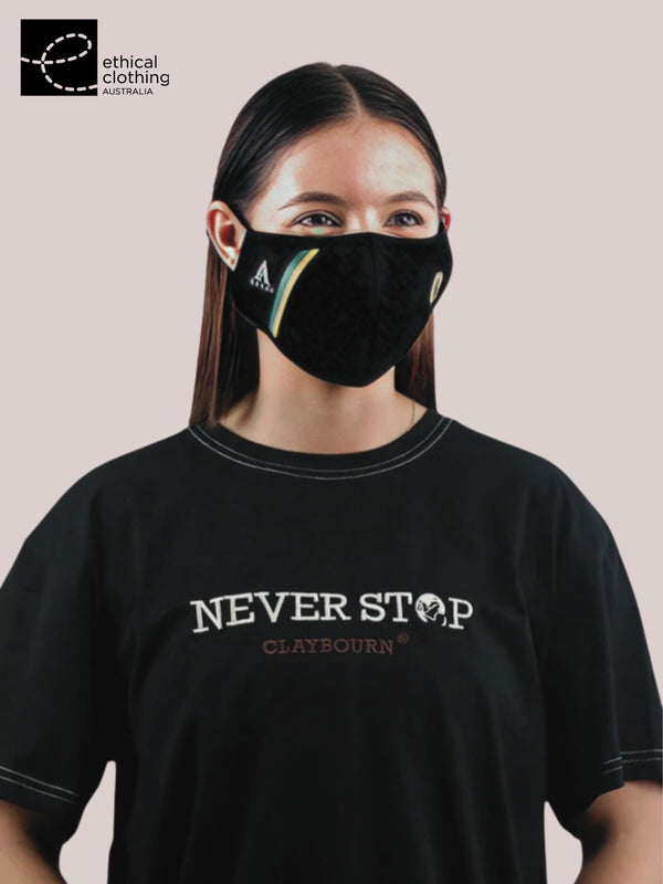 Anti-Fog Embroidered Facemask