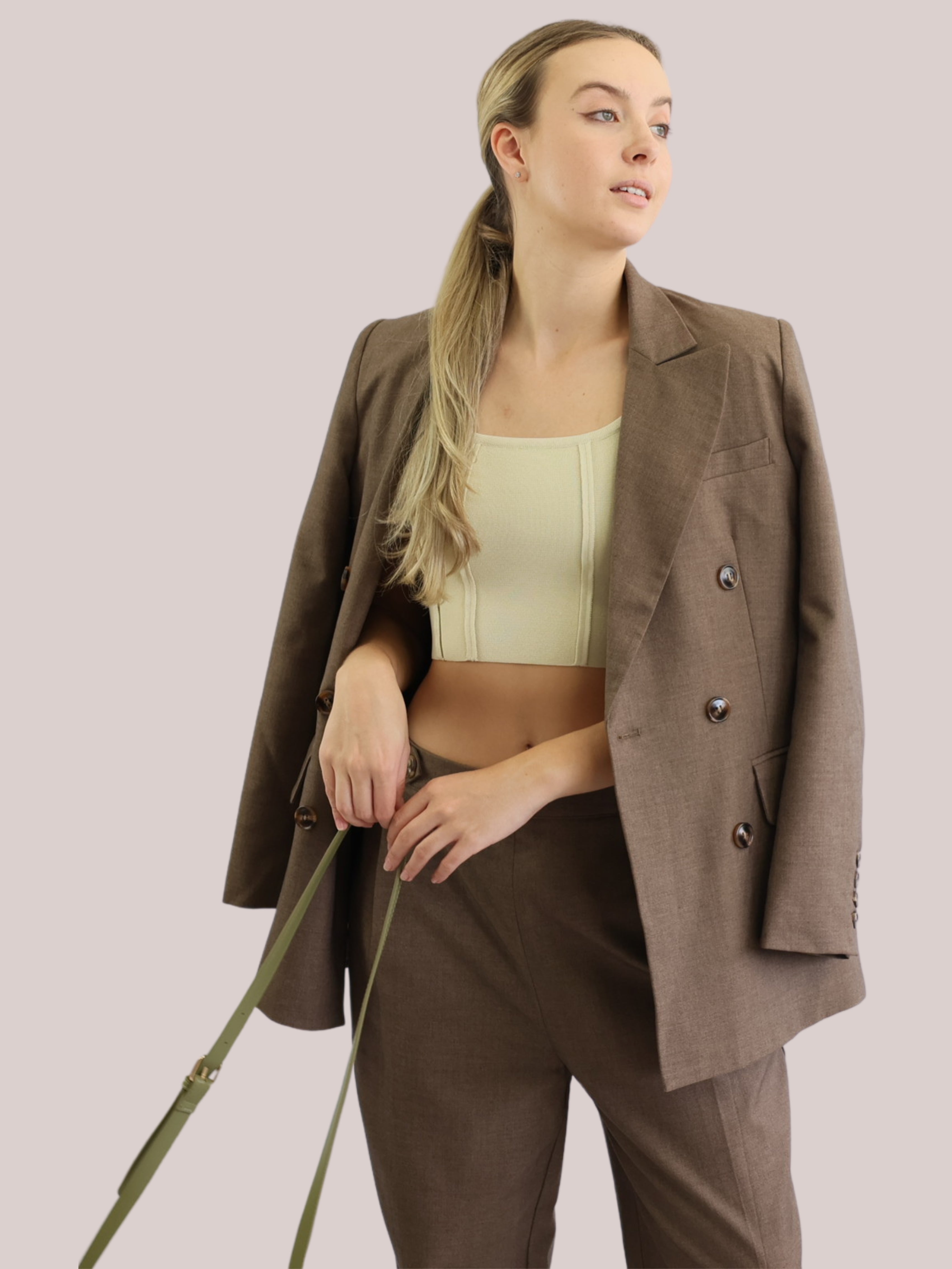 Longline Double Breested Blazer