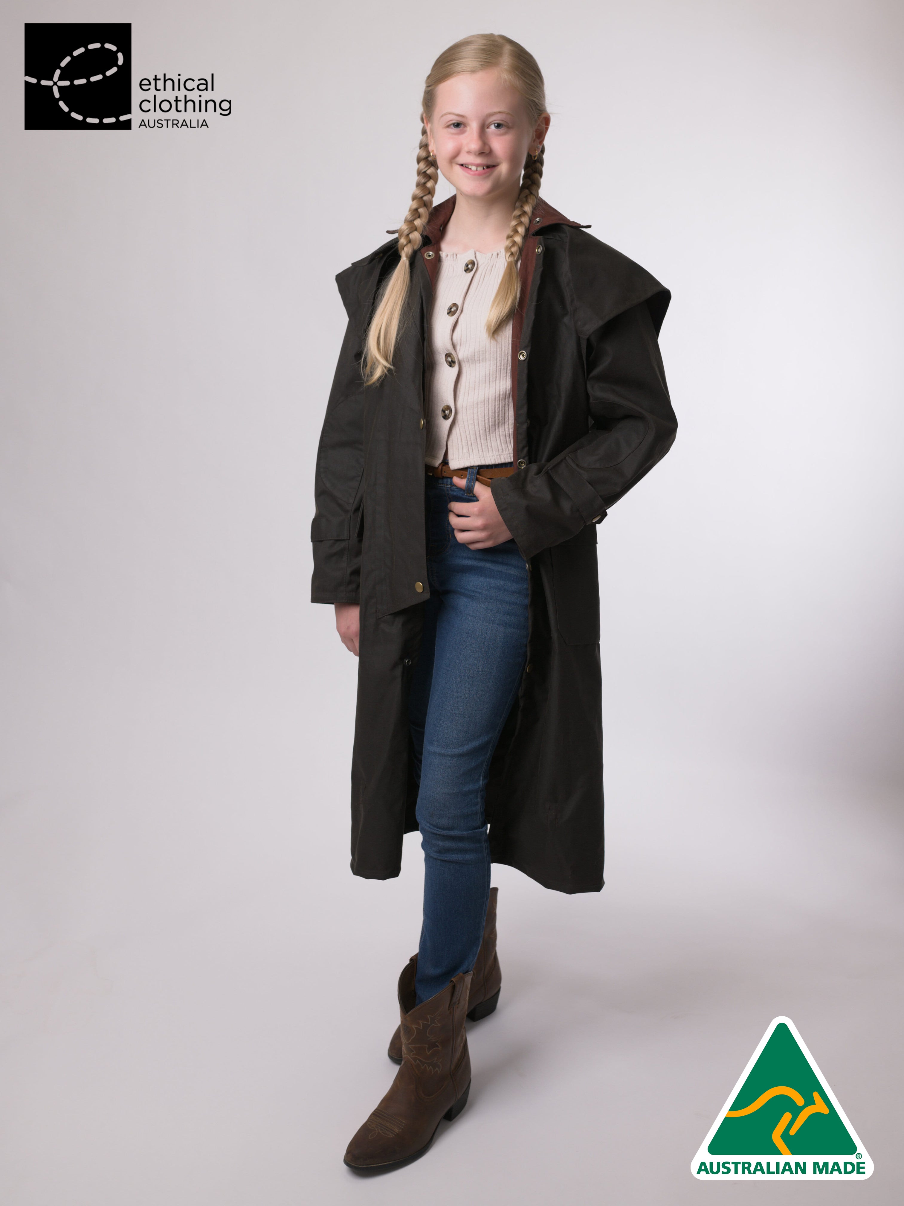 Unisex Oilskin Pony Coat