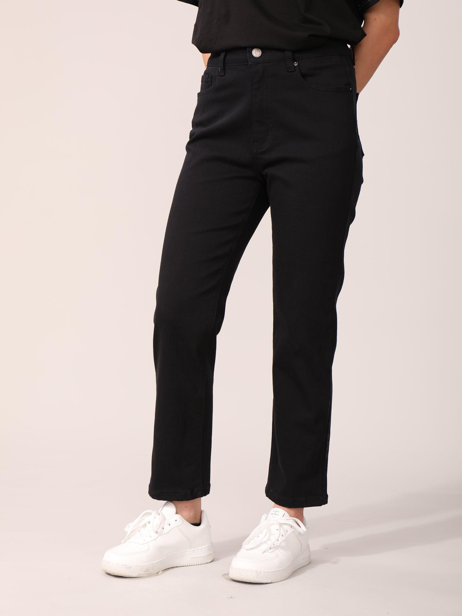 High-Waisted Slim Fit Pants - Claybourn - Est.1910 | Premium,Timeless & Ethical Fashion