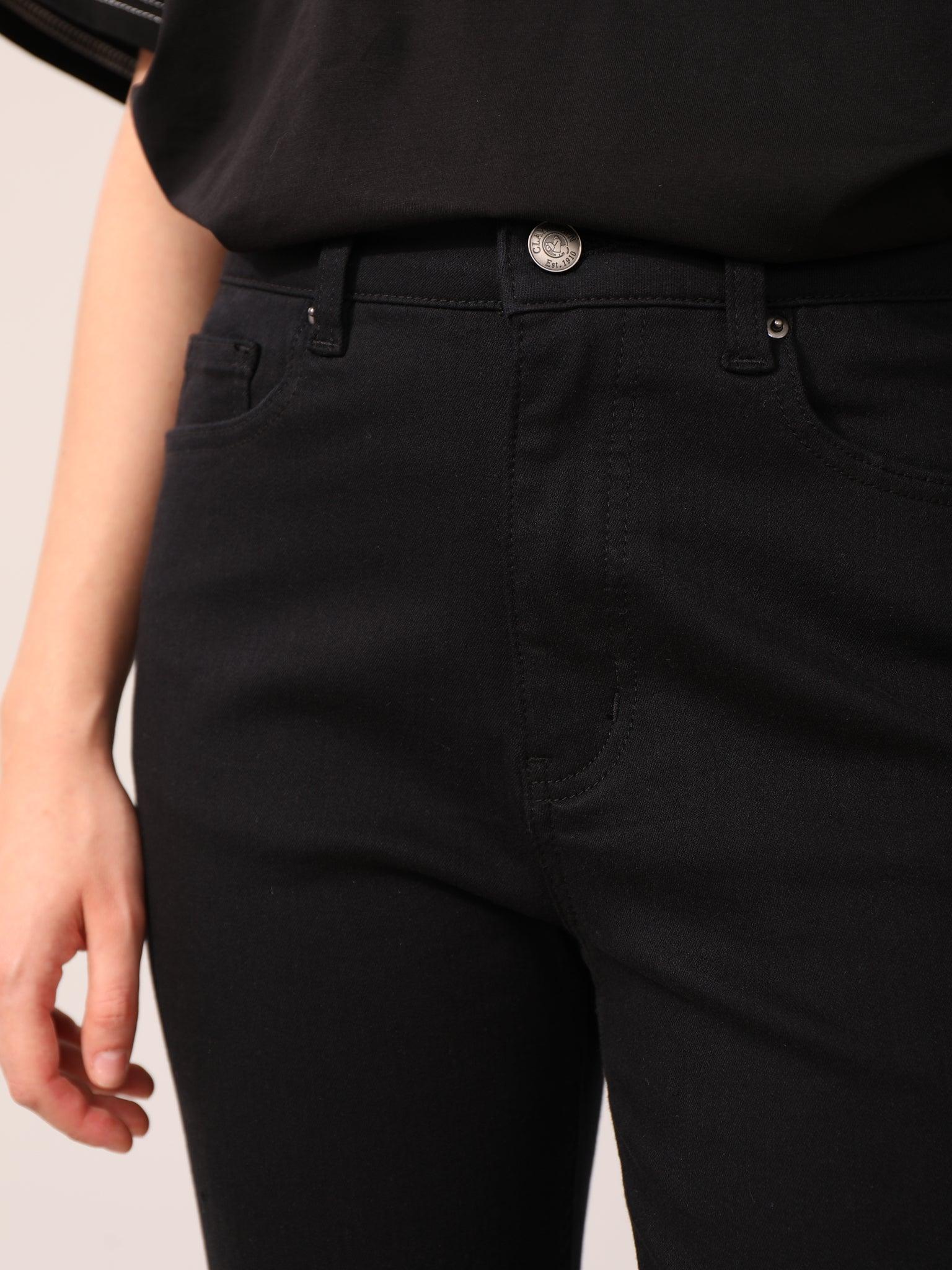 High-Waisted Slim Fit Pants - Claybourn - Est.1910 | Premium,Timeless & Ethical Fashion