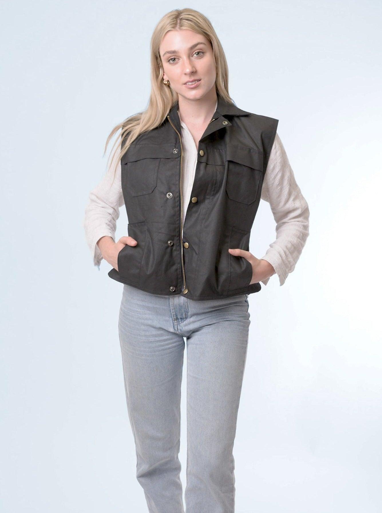 Unisex Oilskin Down Under Vest - Claybourn - Est.1910 | Premium,Timeless & Ethical Fashion