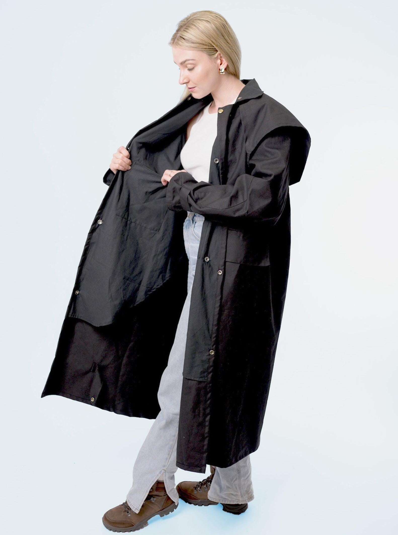 Unisex Full-length Dryskin Riding Coat - Claybourn - Est.1910 | Premium,Timeless & Ethical Fashion