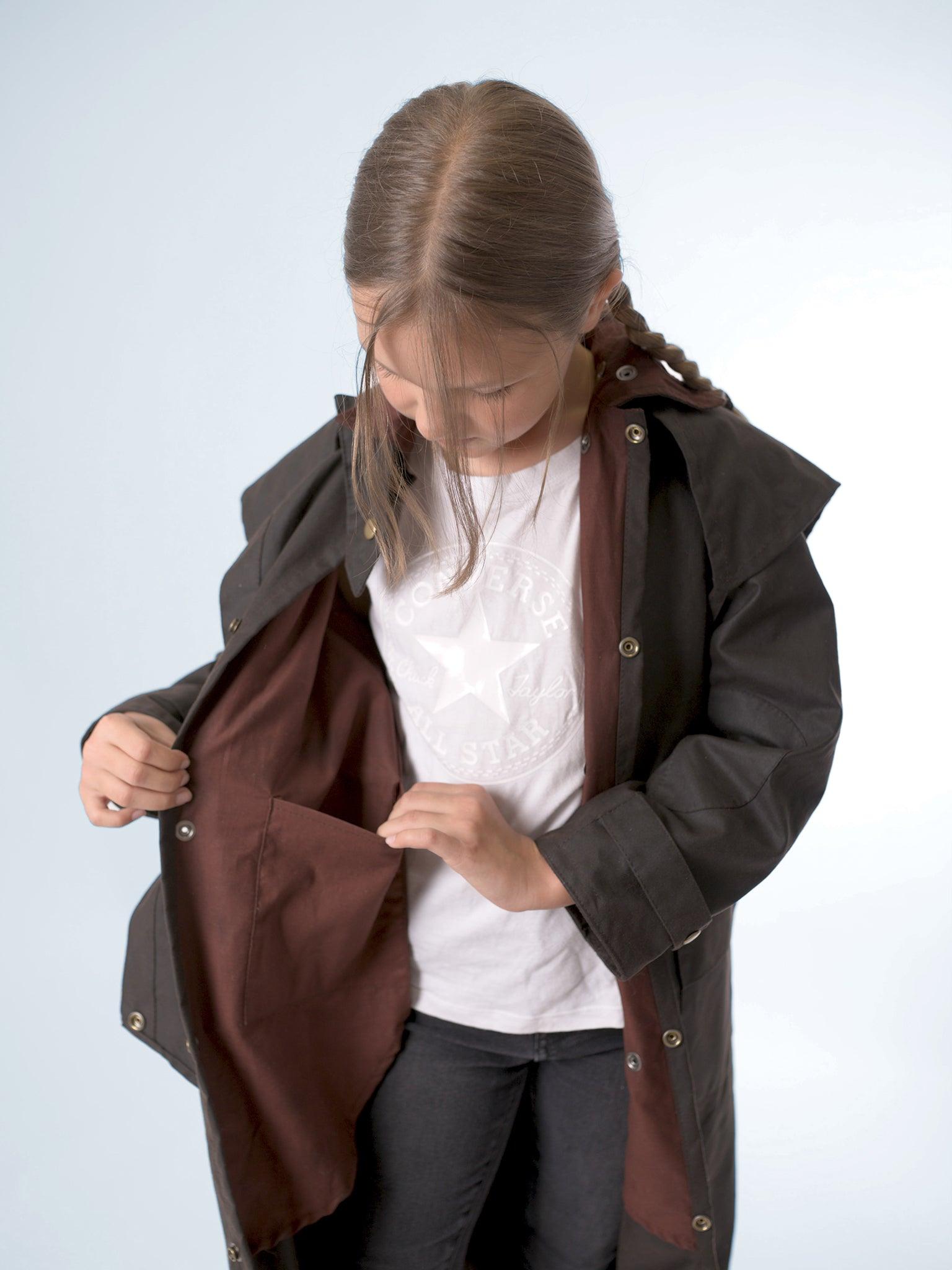 Unisex Oilskin Pony Coat with Hood - Claybourn - Est.1910 | Premium,Timeless & Ethical Fashion