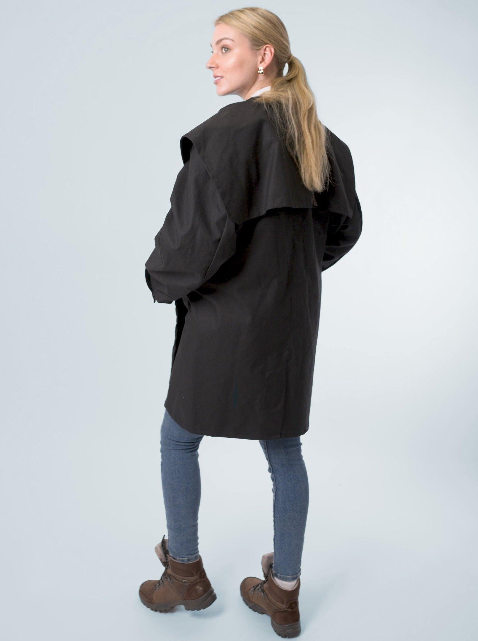 Unisex Dryskin Short Coat with Hood - Claybourn - Est.1910 | Premium,Timeless & Ethical Fashion