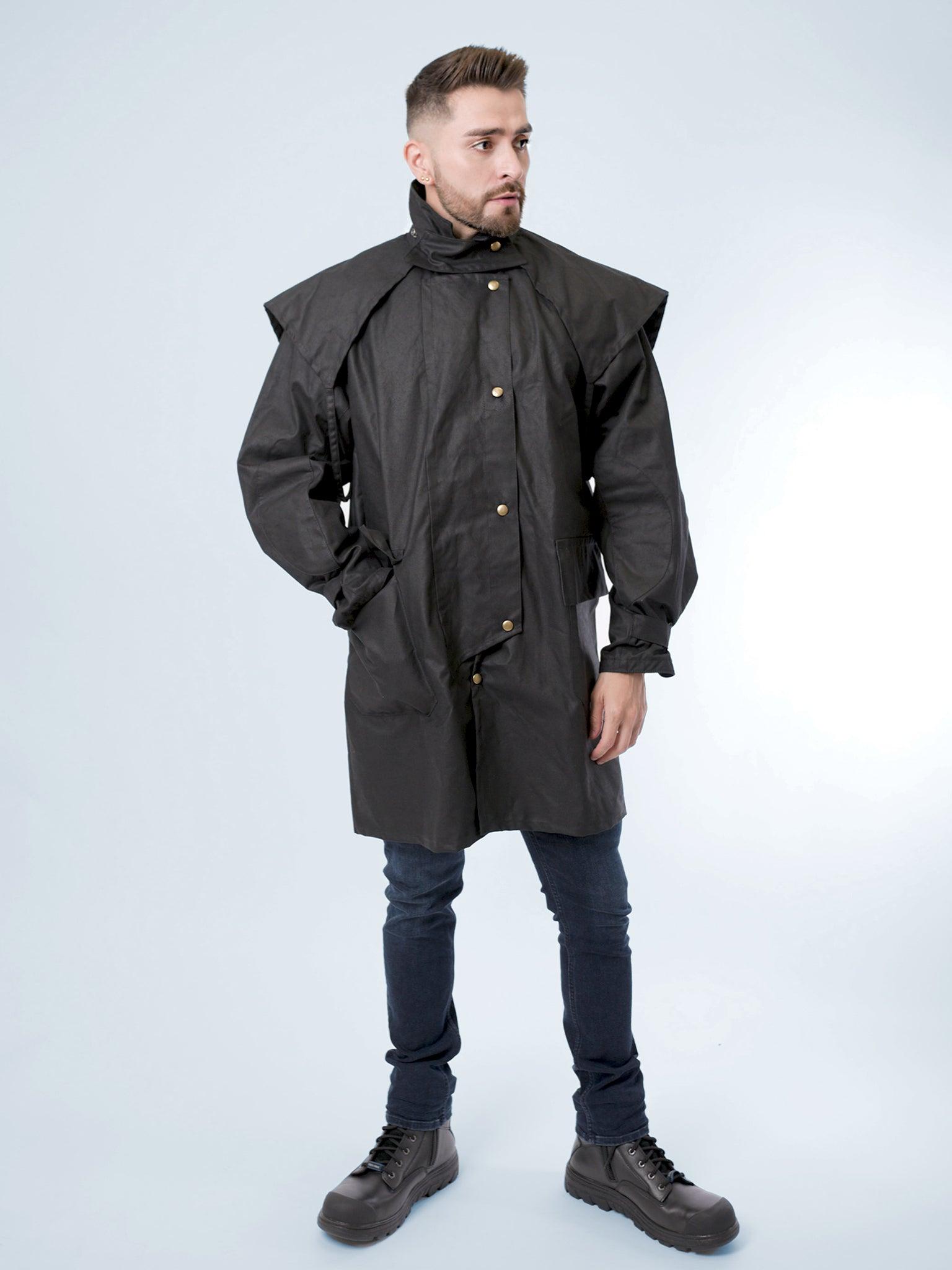 Unisex Oilskin Short Coat - Claybourn - Est.1910 | Premium,Timeless & Ethical Fashion