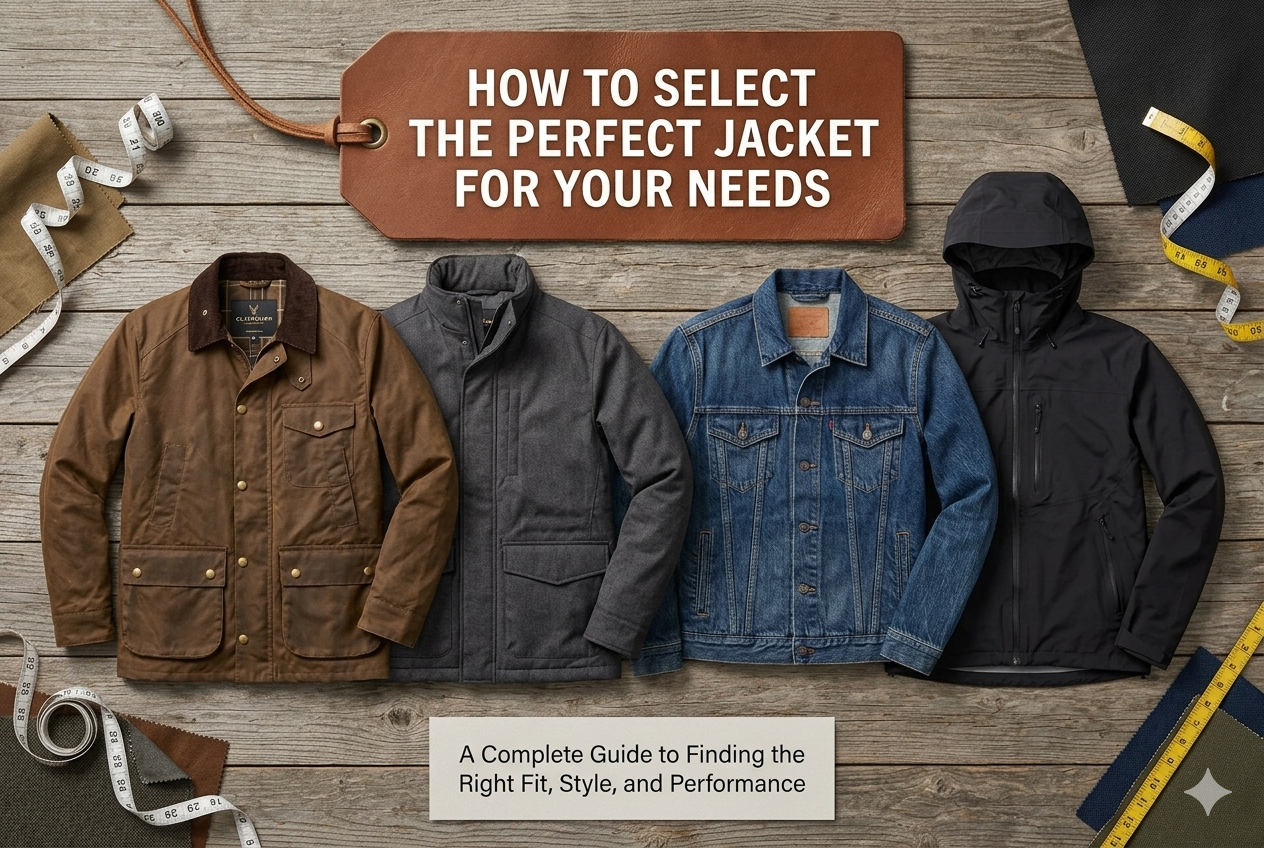 How to Select the Perfect Jacket for Your Needs: The Complete Guide to Finding the Right Fit, Style, and Performance