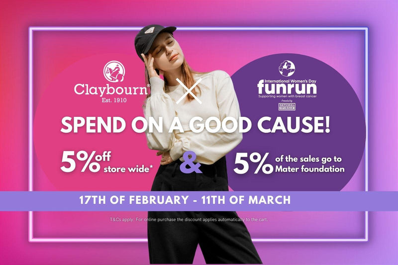 Spend on a good cause! - Claybourn - Est.1910 | Premium,Timeless & Ethical Fashion