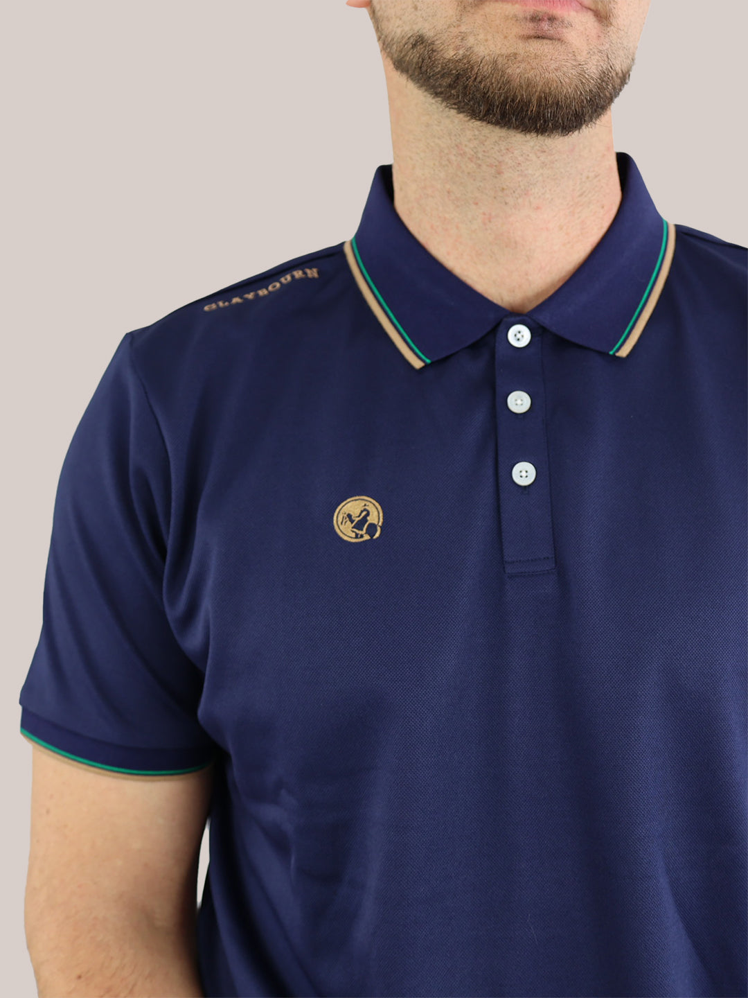 Men's Contrast Polo