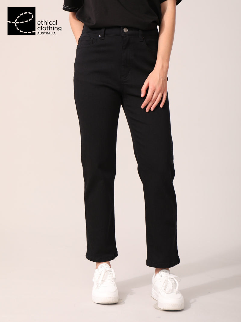 High-Waisted Slim Fit Pants