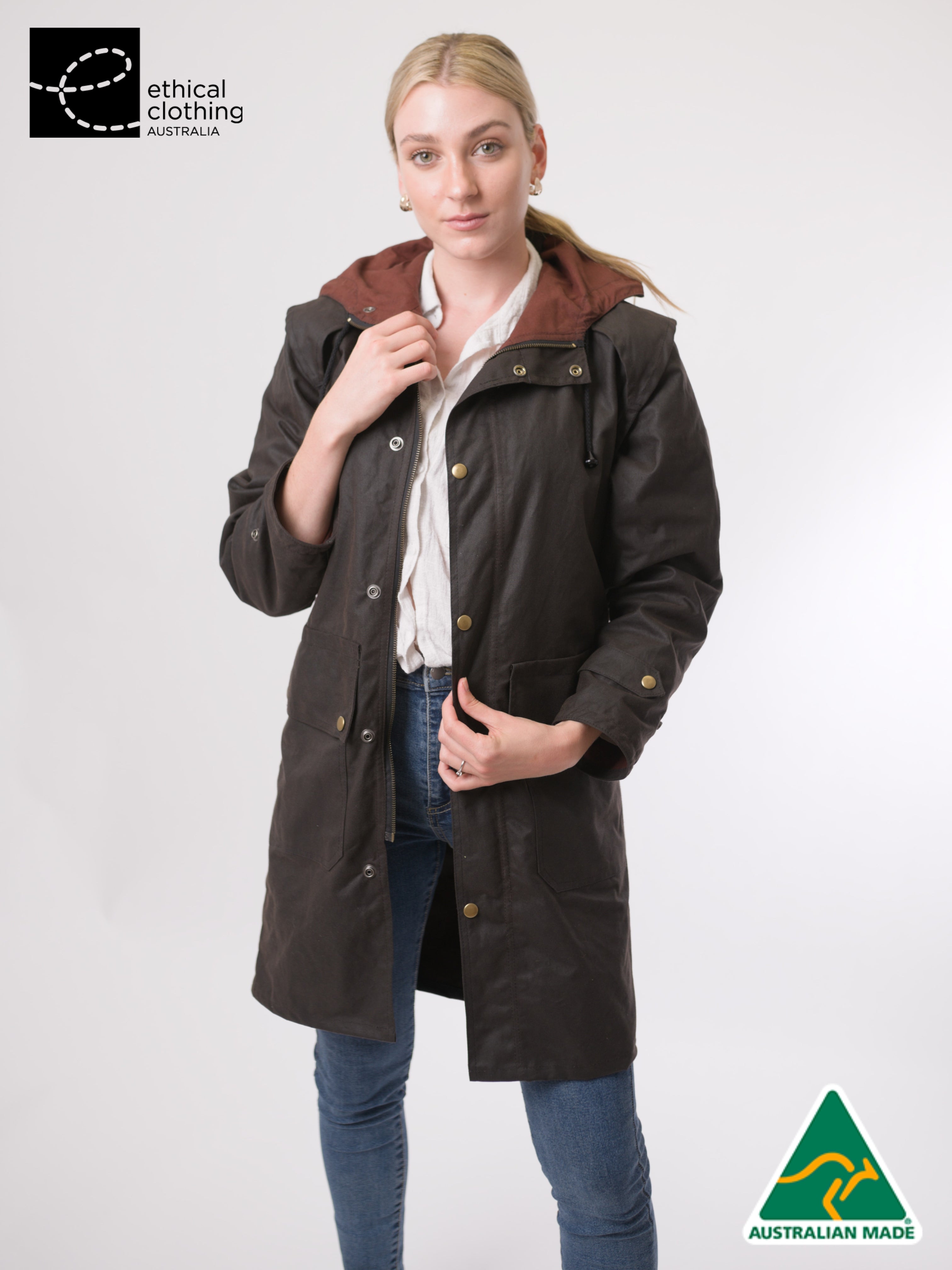 Unisex Oilskin Overcoat