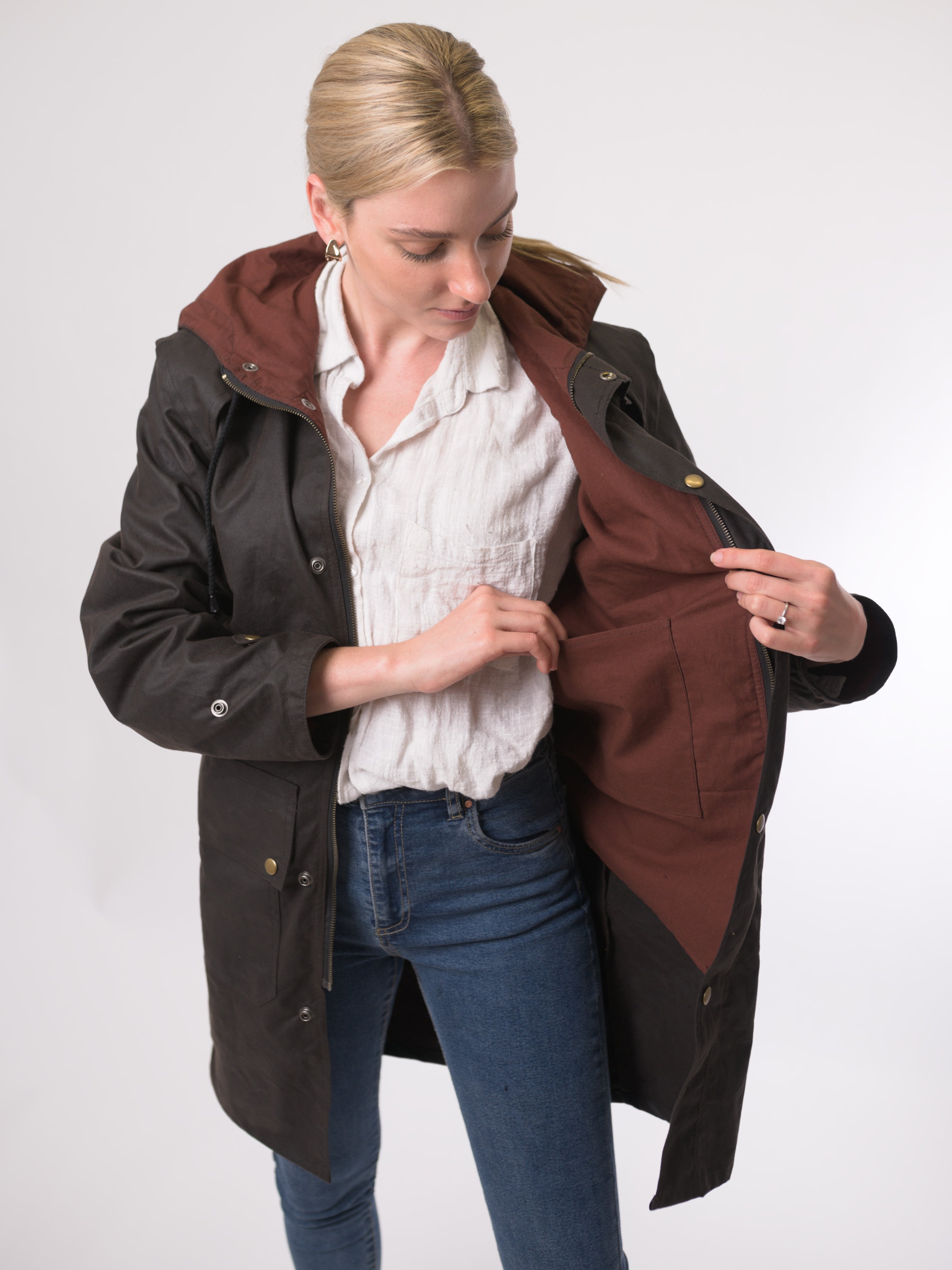 Unisex Oilskin Overcoat