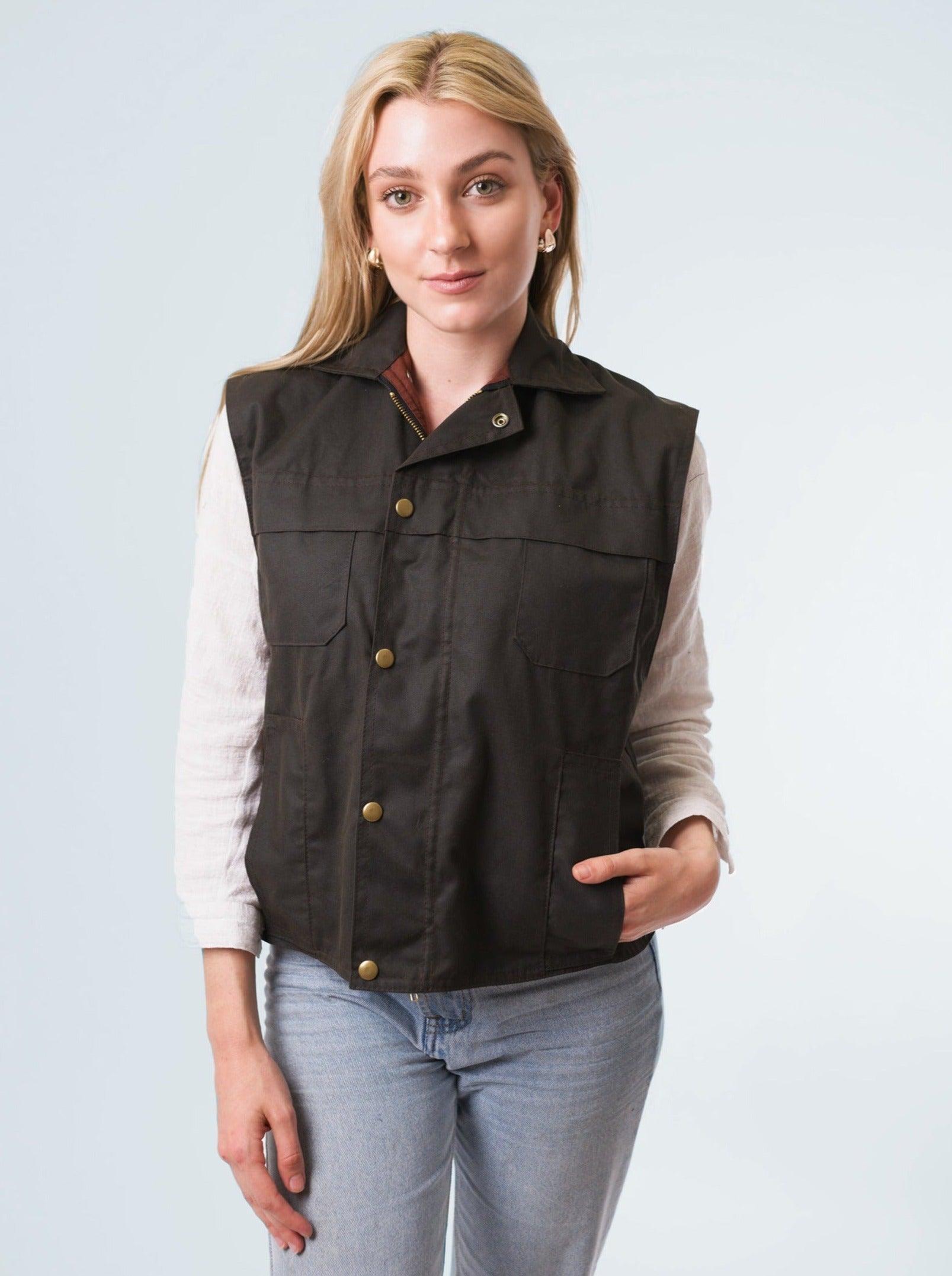 Oilskin vest hotsell