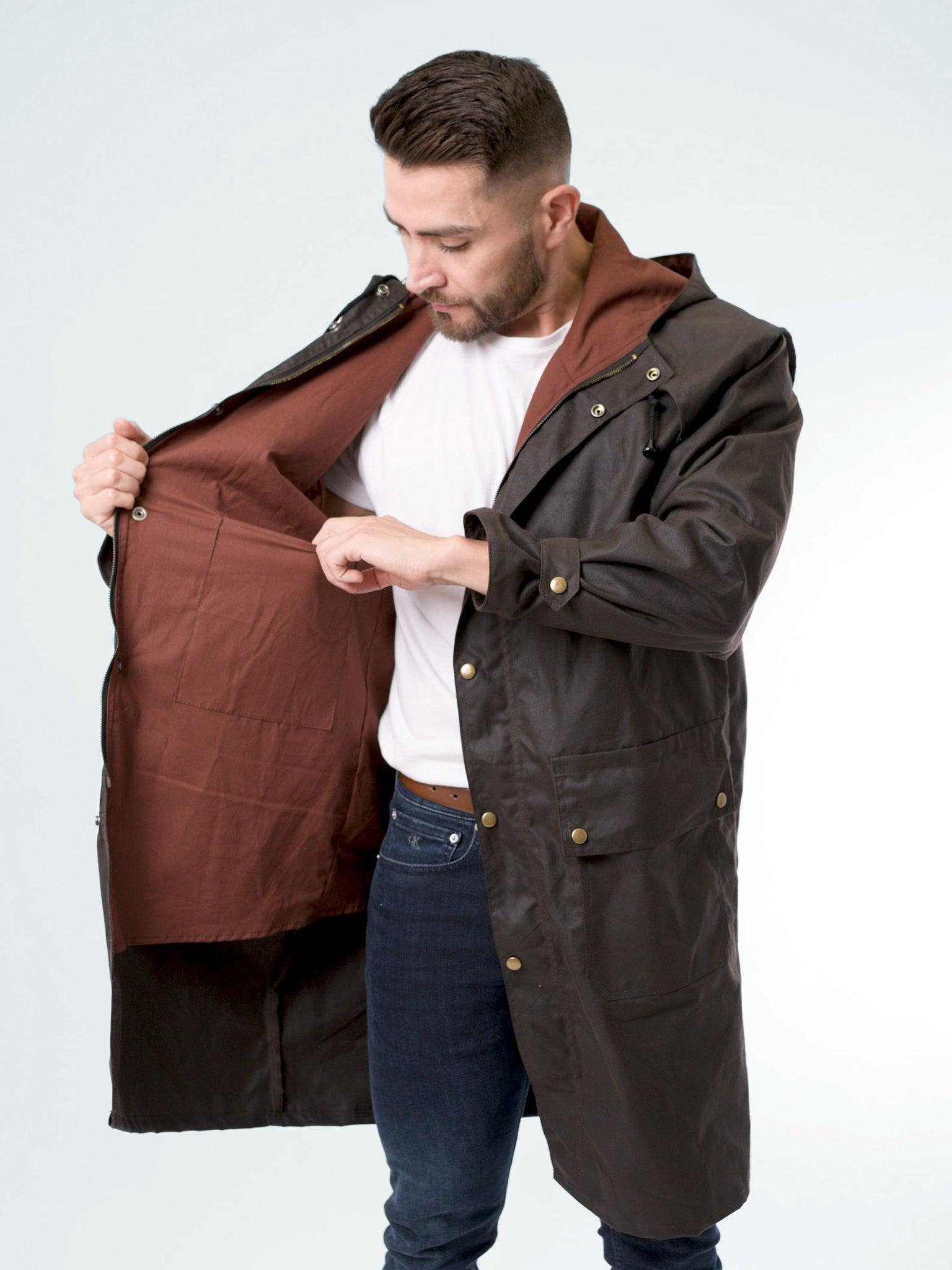 Unisex Oilskin Overcoat - Claybourn - Est.1910 | Premium,Timeless & Ethical Fashion