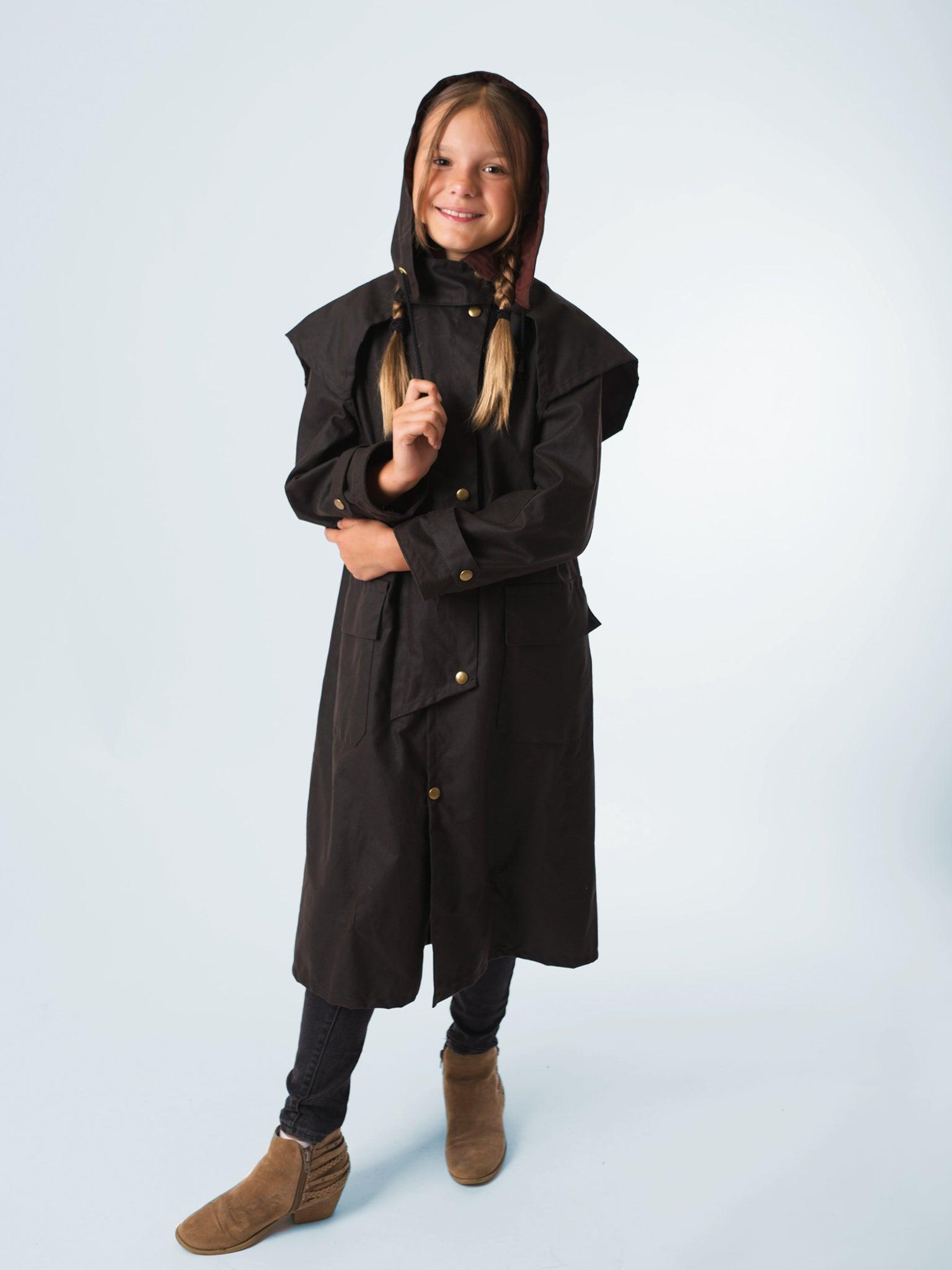 Unisex Oilskin Pony Coat with Hood - Claybourn - Est.1910 | Premium,Timeless & Ethical Fashion