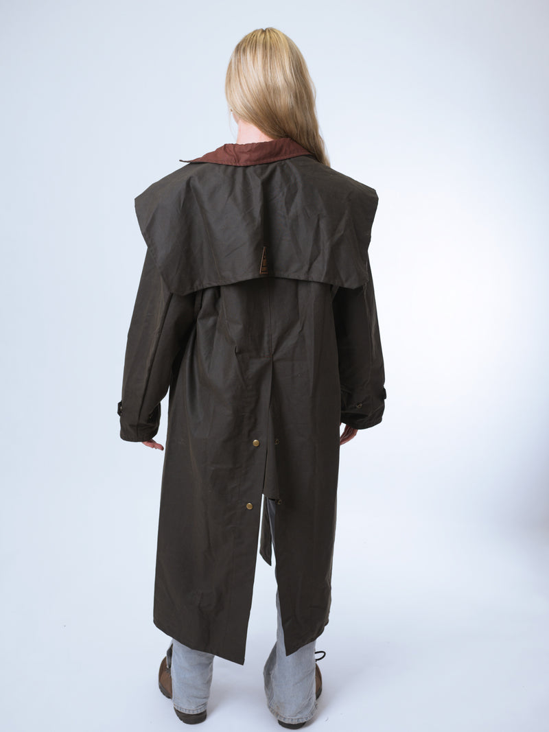Full-Length Oilskin Riding Coat by Claybourn